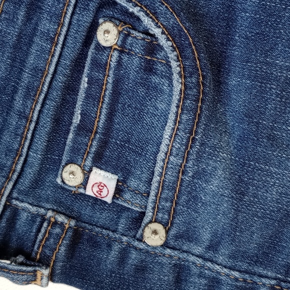 AG The Legging Ankle Super Skinny  Low Rise Jean Med Wash Size 28 Y2K Low Waist - Picture 8 of 13